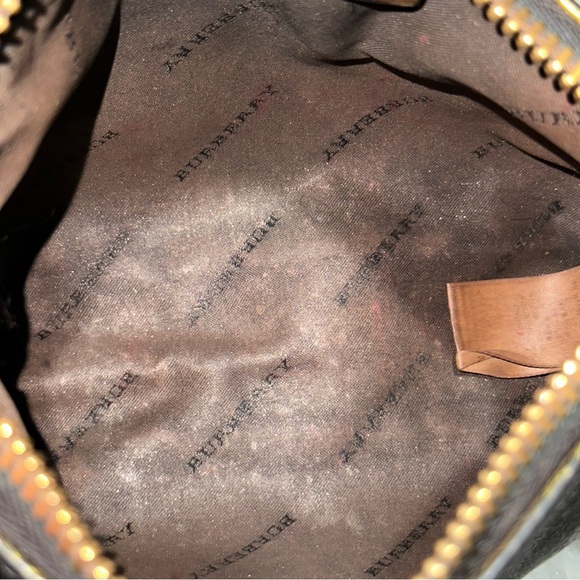 Authentic Burberry Metallic Distressed Clutch Pouch - Picture 12 of 14